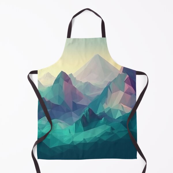 Item preview, Blue Polygon Mountain Range | Hike Camper Art designed and sold by JFFStore.