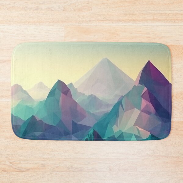 Item preview, Blue Polygon Mountain Range | Hike Camper Art designed and sold by JFFStore.