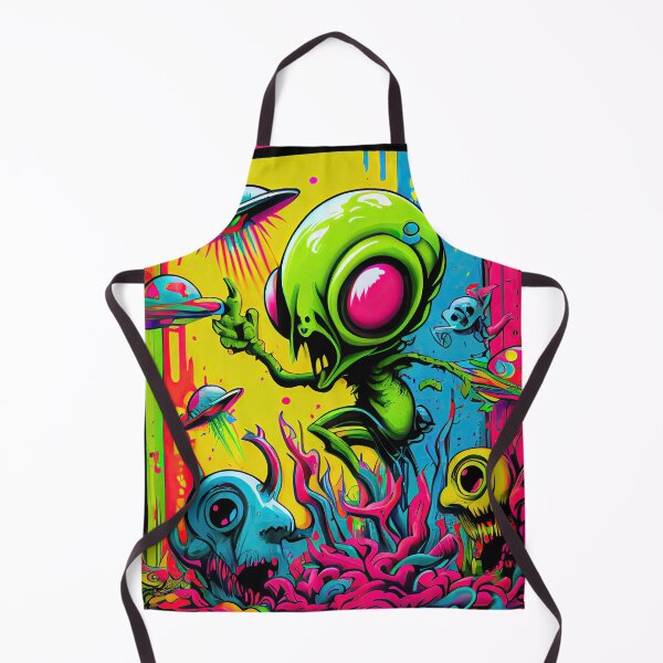 Item preview, Alien Invasion in Pastel Colors: A Satire of Cosmic War designed and sold by Piotrek0001.
