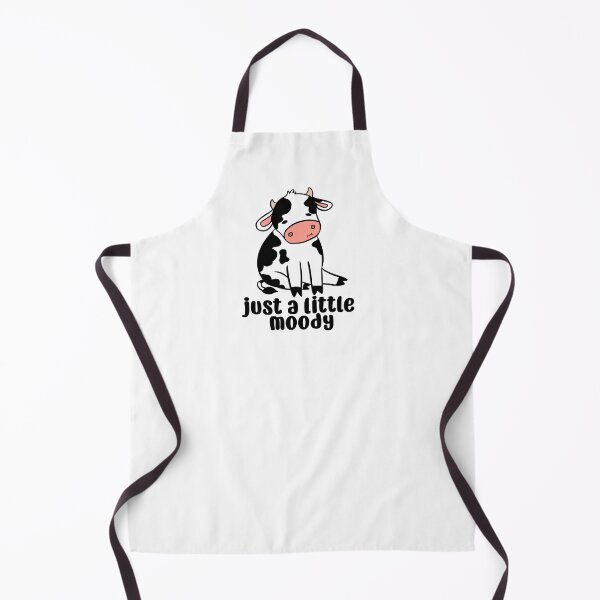 Item preview, Just a little moody a funny and cute cow pun designed and sold by Yarafantasyart.
