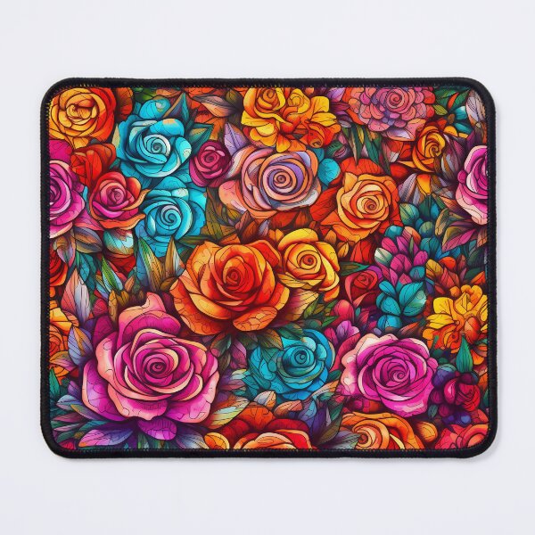 Item preview, Artistic floral design of roses designed and sold by Lines-By-T.