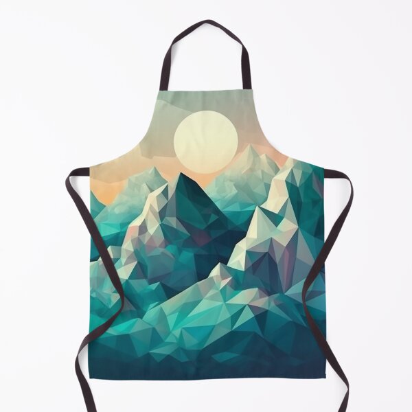 Item preview, Blue Polygon Mountain Range | Hike Camper Art designed and sold by JFFStore.