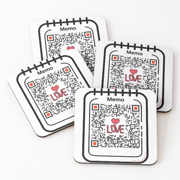 Item preview, QR Love: Happy Doing Nothing designed and sold by kanjidesign.