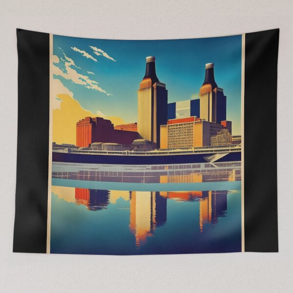 Item preview, Battersea Power Station designed and sold by KALEIDOSCOPE UK.