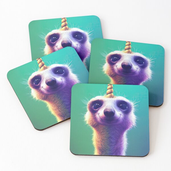 Item preview, Rainbow Meerkat Smiley designed and sold by Pixelboys.