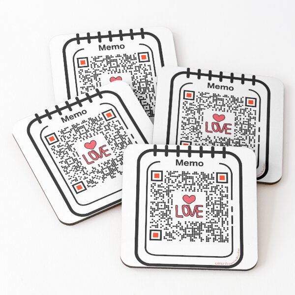 Item preview, QR Love: Two Bodies designed and sold by kanjidesign.