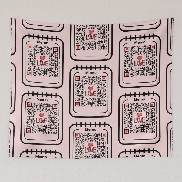 Item preview, QR Love: Two Bodies designed and sold by kanjidesign.