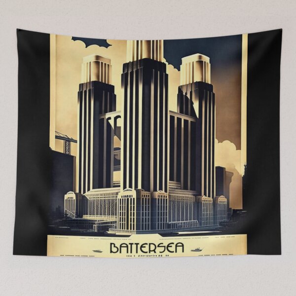 Item preview, Futuristic Battersea Power Station designed and sold by KALEIDOSCOPE UK.