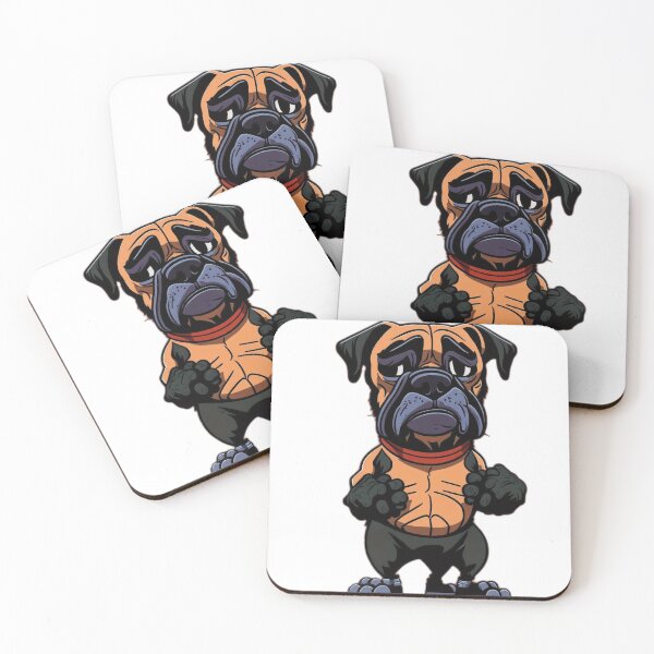 Item preview, Boxer Dog Cartoon designed and sold by AI-Pets.