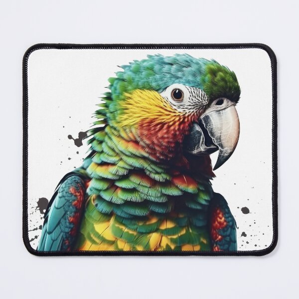 Item preview, Stylized and visually striking image of a parrot designed and sold by 3dleonardo.