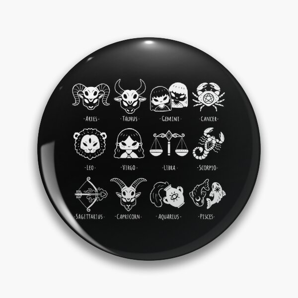 Item preview, Black Zodiac Signs designed and sold by xMorfina.