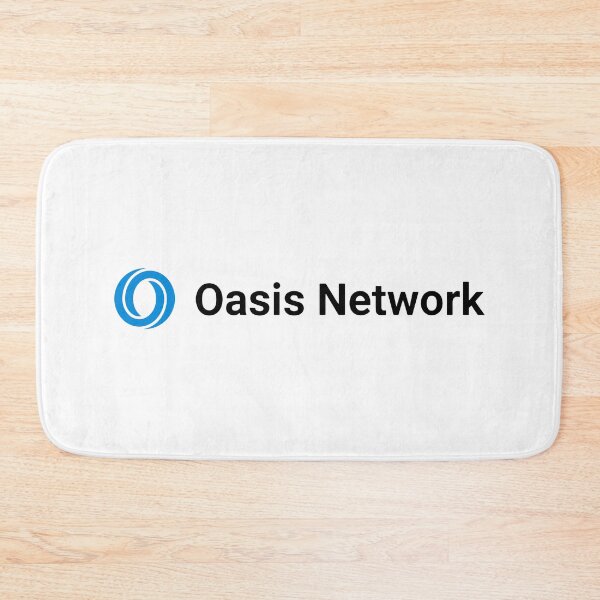 Item preview, Oasis Network ROSE Crypto Altcoin - Clean Horizontal Black Text Logo with Blue Icon Variant 1 designed and sold by CryptoMoods.