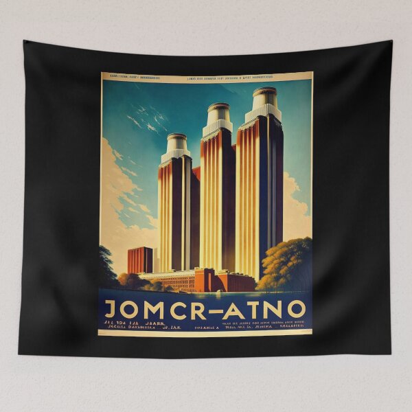 Item preview, Futuristic Battersea Power Station designed and sold by KALEIDOSCOPE UK.