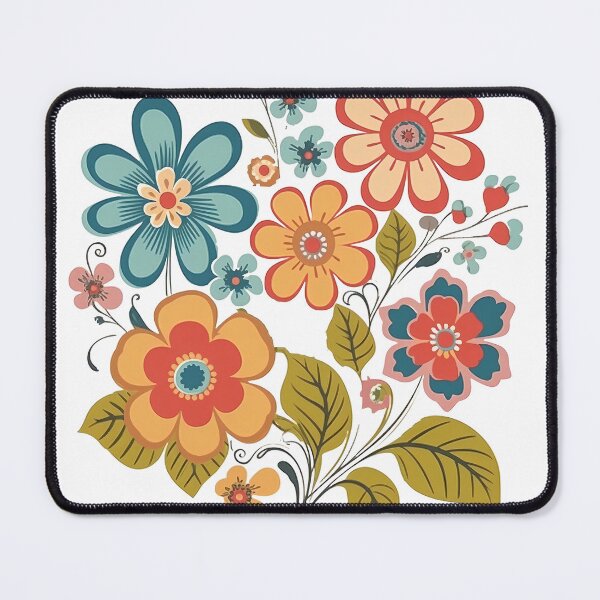 Item preview, Groovy Blossom Tree: A Retro-Inspired Pastel Artwork of a Beautiful Flower Tree in Full Bloom" designed and sold by AdrianStyleArt.