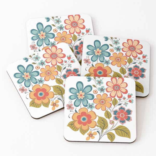 Item preview, Groovy Blossom Tree: A Retro-Inspired Pastel Artwork of a Beautiful Flower Tree in Full Bloom" designed and sold by AdrianStyleArt.