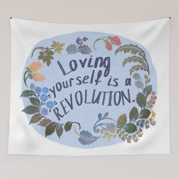 Item preview, Loving Yourself Is A Revolution designed and sold by fabfeminist.