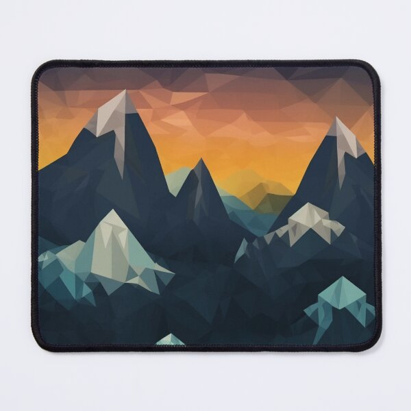 Item preview, Polygon Mountain Range | Hike Camper Art designed and sold by JFFStore.