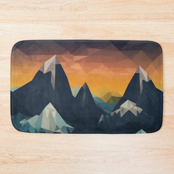 Item preview, Polygon Mountain Range | Hike Camper Art designed and sold by JFFStore.