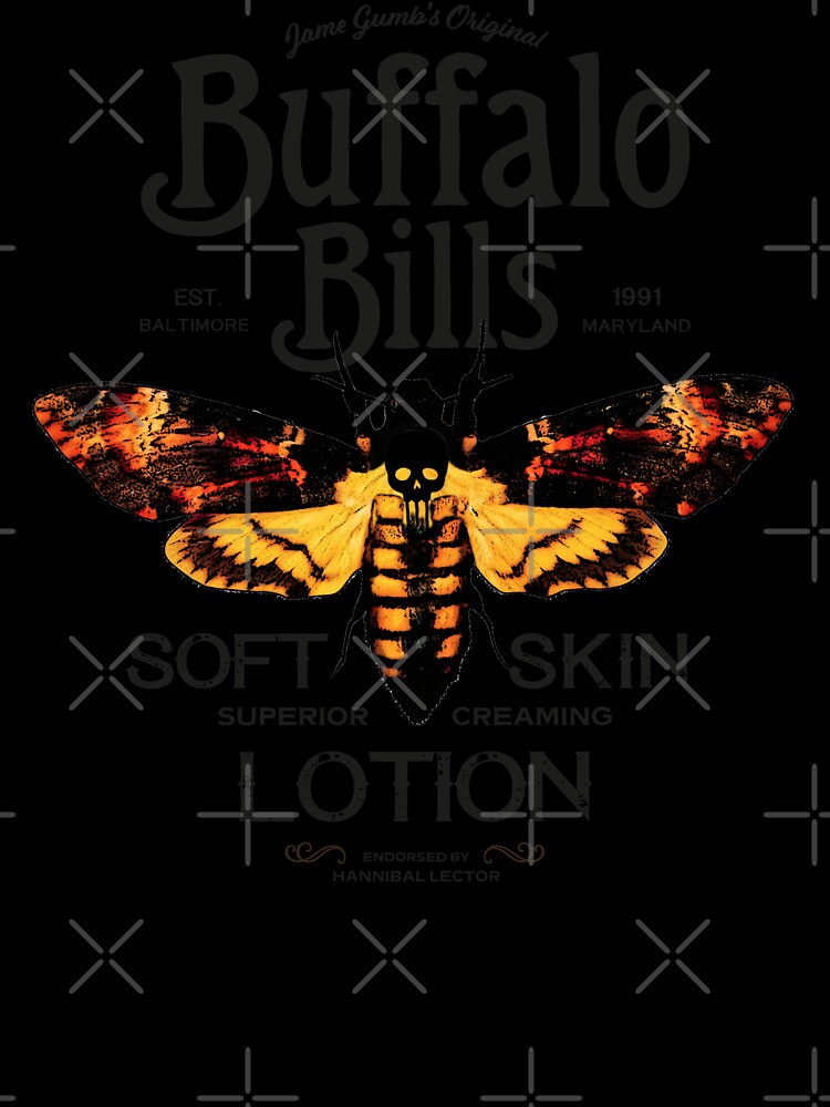 Thumbnail 2 of 2, Baby One-Piece, Silence Of The Lambs - Buffalo Bills Alternate Moth Variant designed and sold by Candywrap Studio®.