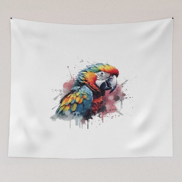 Item preview, Stylized and visually striking image of a parrot designed and sold by 3dleonardo.