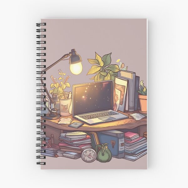 Item preview, cozy cute study room with fairy lights designed and sold by BabyDD.