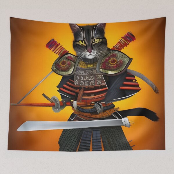 Item preview, Samurai Warrior Cat designed and sold by PC-artist.