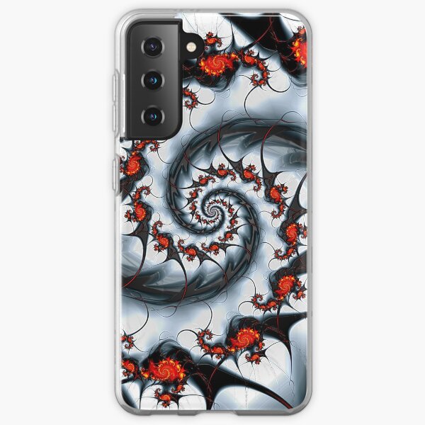 Fraktale Kunst - Burning Ice Samsung Galaxy Flexible Hülle