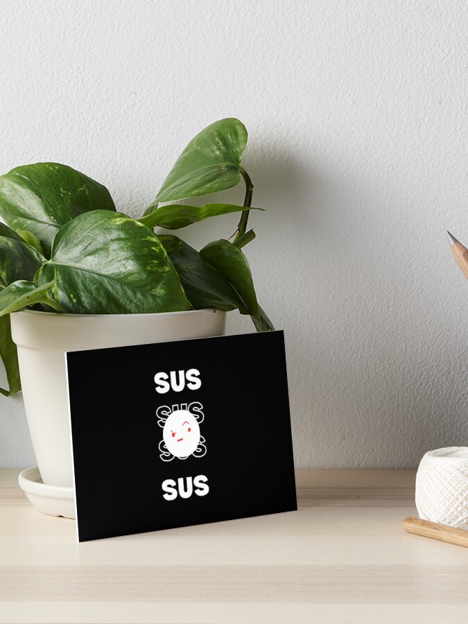 Youre Sus Emoji Sticker for Sale by AlpacaSmokes