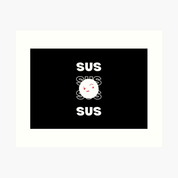 youre sus Sticker for Sale by BLXDESIGNS x