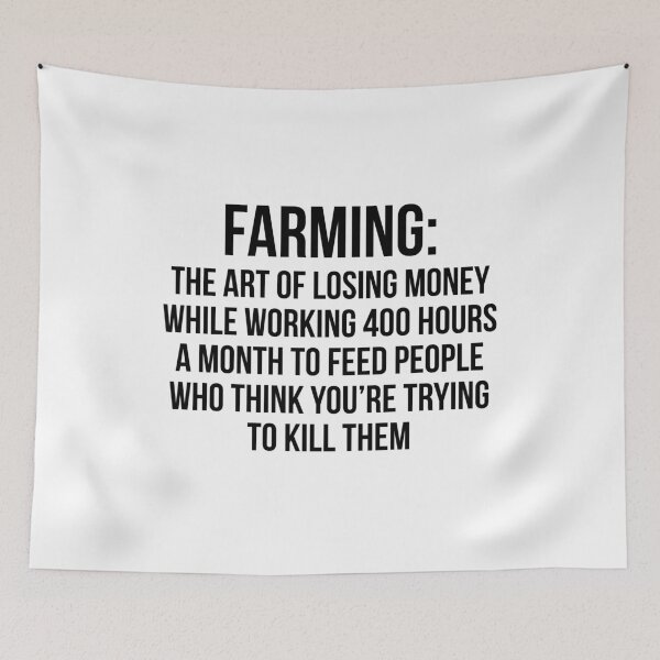 Item preview, Farming the art of losing money while working 400 hours a month designed and sold by allthetees.
