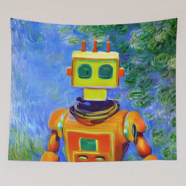 Item preview, Robot in the style of famous art. designed and sold by CRAFTER-MEDIA.