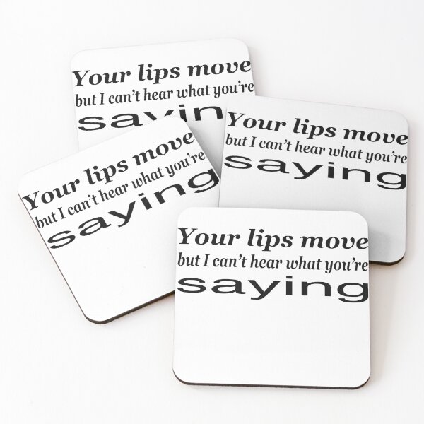 Item preview, Comfortably numb lips move pink Floyd lyrics lettering designed and sold by SoulTrekking.