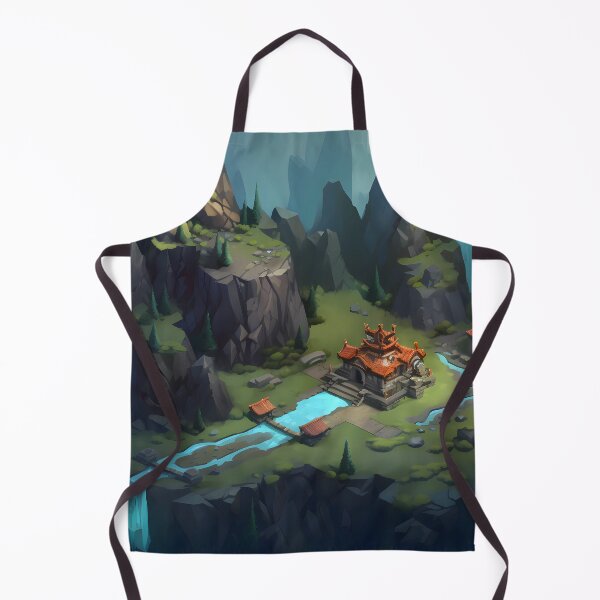 Item preview, Temple amidst floating mountains in an adventure game setting designed and sold by SingularityGeek.