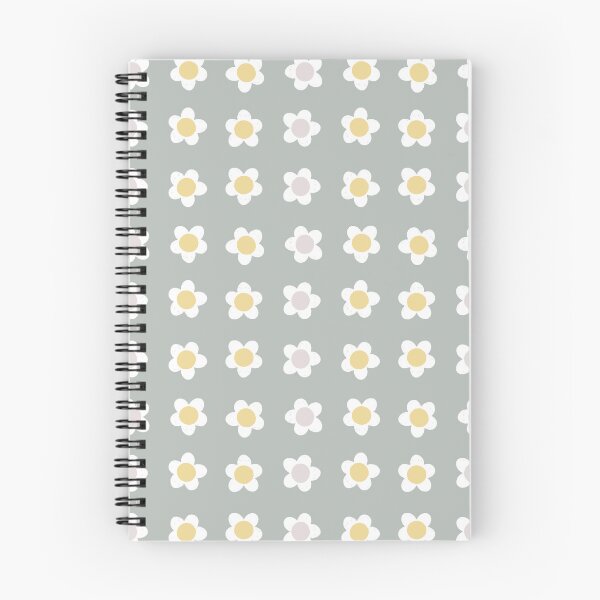 Item preview, Cute Flower Stripes Spring And Summer Floral Pattern Gray Teal designed and sold by scorpiolane.