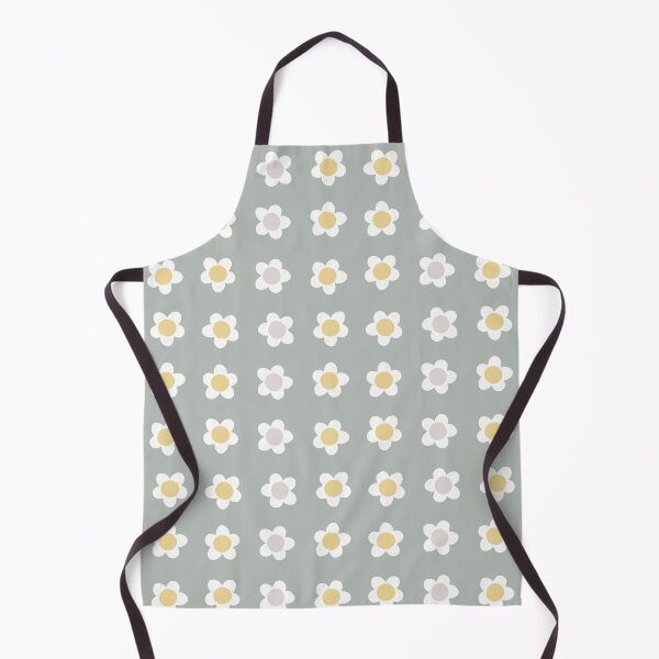 Item preview, Cute Flower Stripes Spring And Summer Floral Pattern Gray Teal designed and sold by scorpiolane.