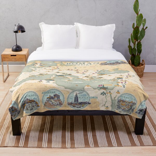 Item preview, The Roman Empire map 117 AD  designed and sold by QatlasMap Shop.