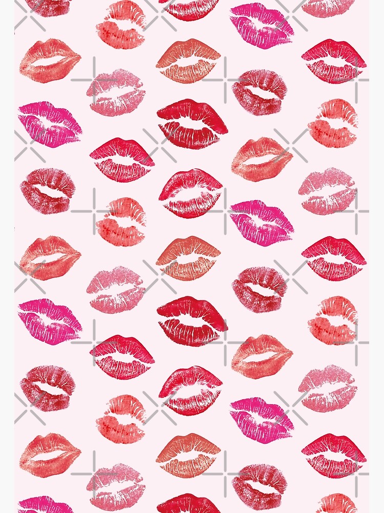 Discover Coquette Kisses Premium Matte Vertical Poster