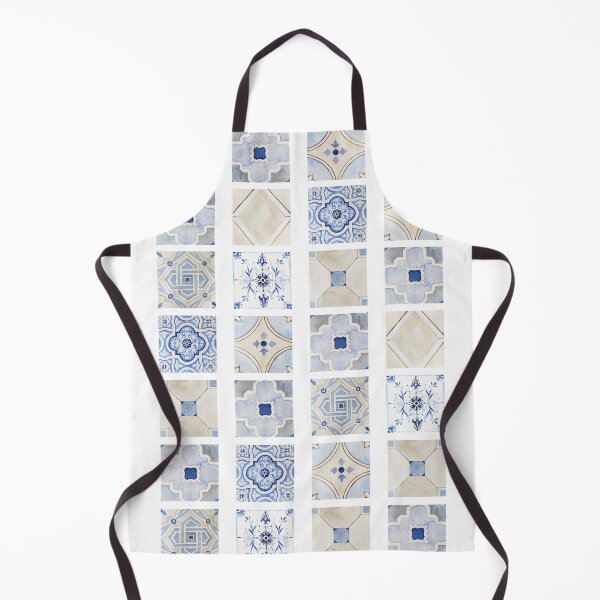 Item preview, mediterranean tiles watercolor, spanish tiles, turkish, greek designed and sold by mirtoth.