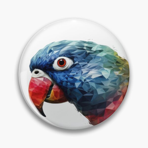 Item preview, Stylized and visually striking image of a parrot designed and sold by 3dleonardo.