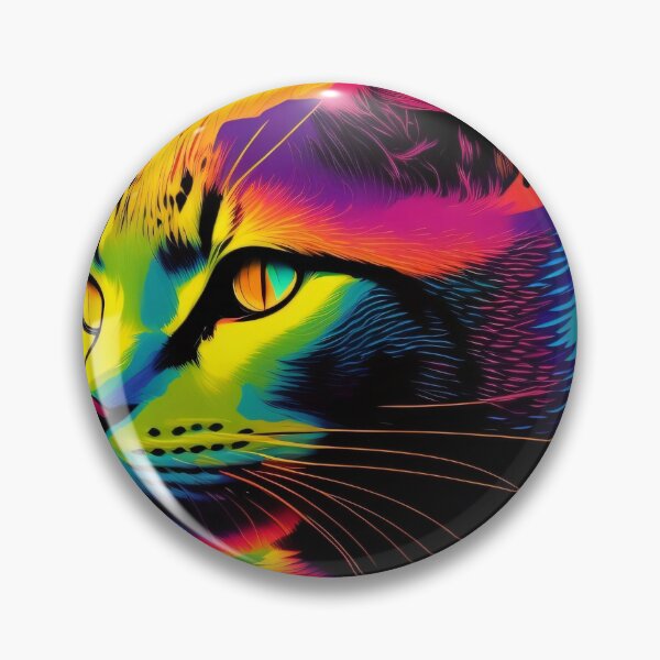 Item preview,  Colorful Swirl Cat by Perceptual Paradox Creations designed and sold by hobbit73.