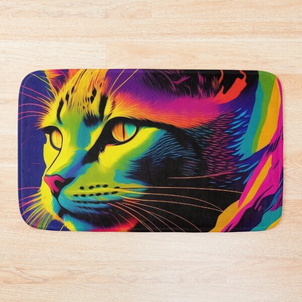 Item preview,  Colorful Swirl Cat by Perceptual Paradox Creations designed and sold by hobbit73.