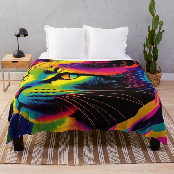 Item preview,  Colorful Swirl Cat by Perceptual Paradox Creations designed and sold by hobbit73.