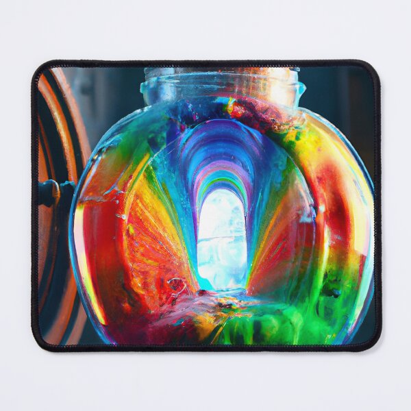 Item preview, Rainbow in a Jar - Colorful Candle Wax Art designed and sold by stine1.