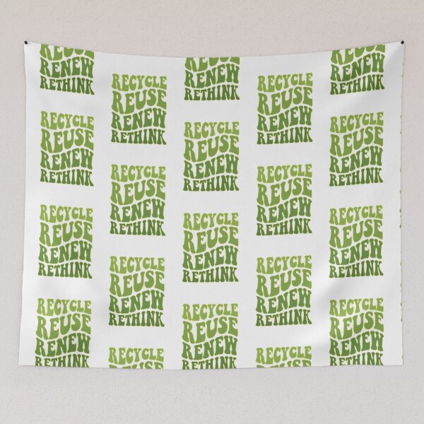 Item preview, Recycle Reuse Renew Rethink - Earth Day designed and sold by Jalib.