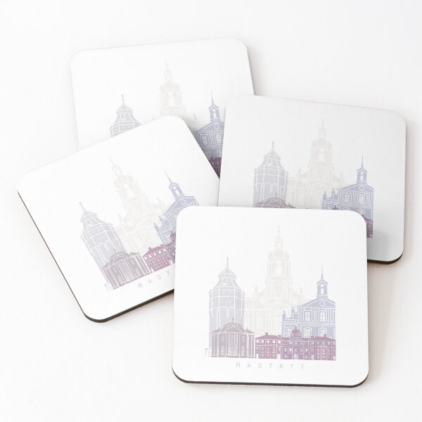 Item preview, RASTATT SKYLINE POSTER PASTEL designed and sold by paulrommer.