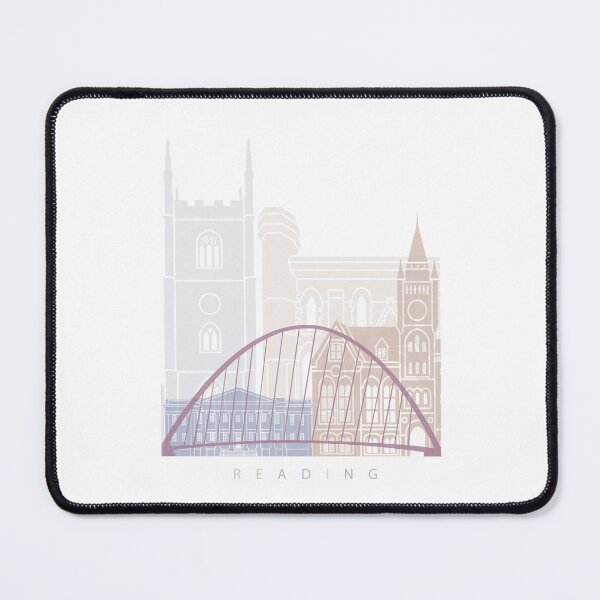 Item preview, READING SKYLINE POSTER PASTEL designed and sold by paulrommer.