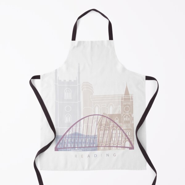 Item preview, READING SKYLINE POSTER PASTEL designed and sold by paulrommer.