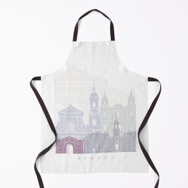 Item preview, RENNES SKYLINE POSTER PASTEL designed and sold by paulrommer.