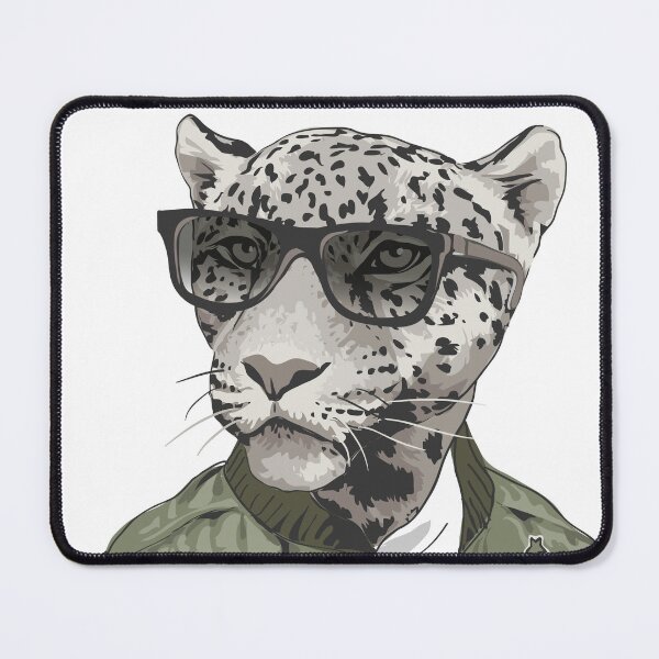 Item preview, wild slogan with leopard in sunglasses and jacket illustration designed and sold by widowidad.
