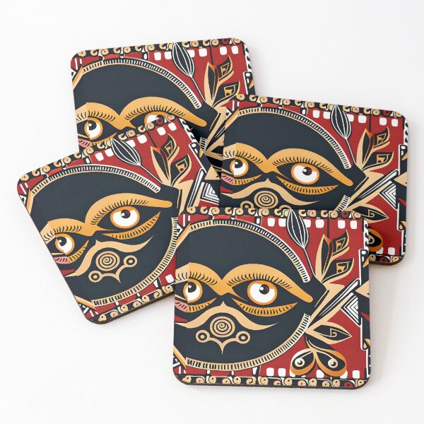 Item preview, African art Batik Print 21 designed and sold by Gaurav Garg.